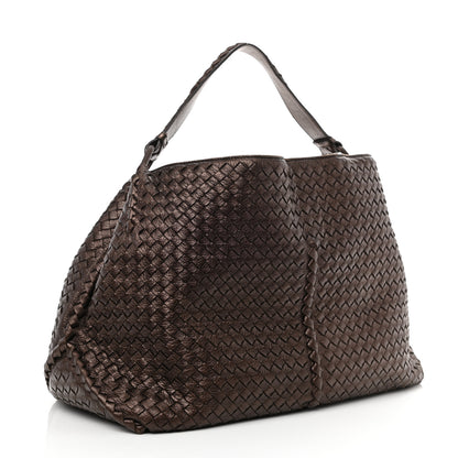 Bottega Veneta Cervo Intrecciato Shoulder Bag Brown 4 of 22
