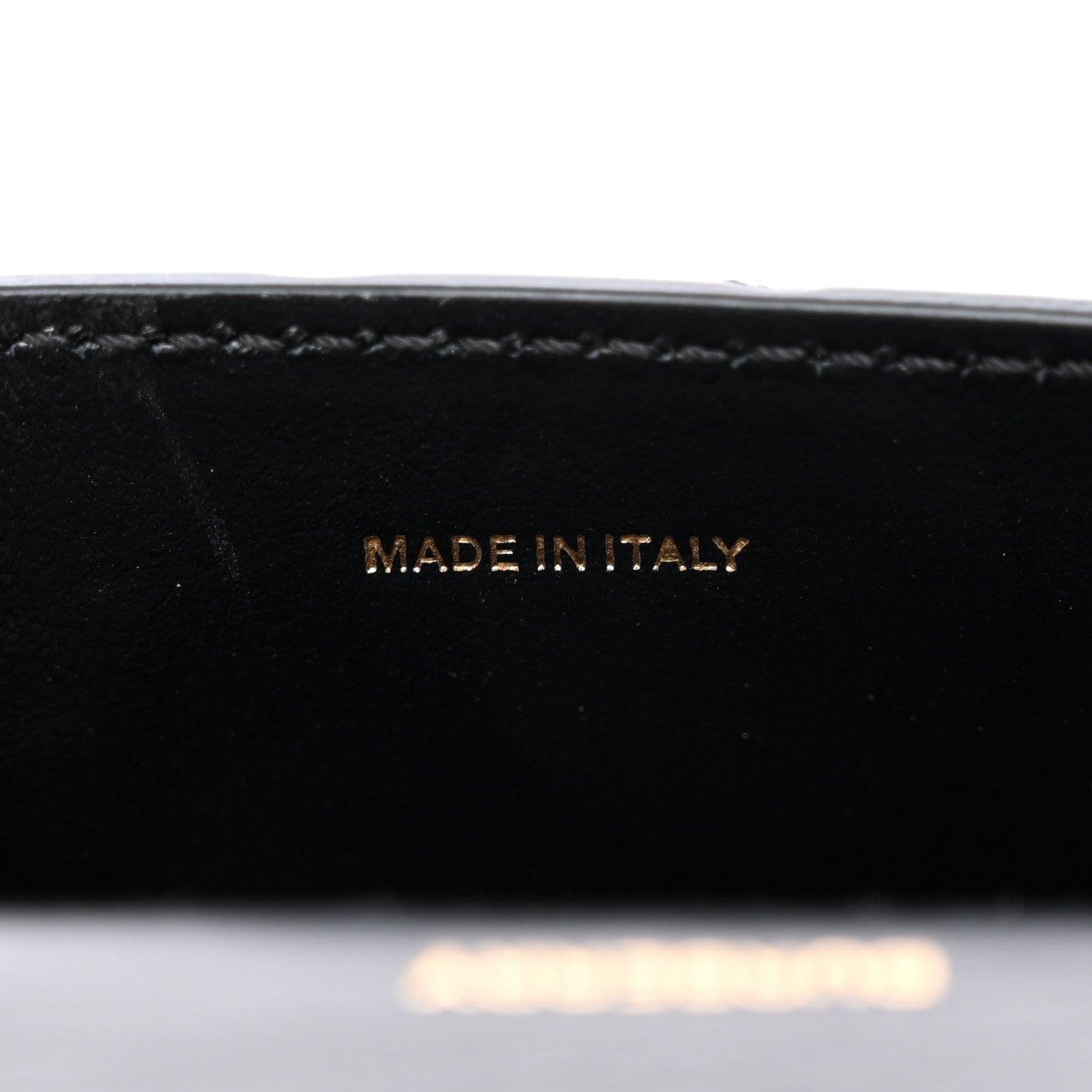 Burberry Calfskin TB Mini Jody Chain Card Case Black 7 of 12