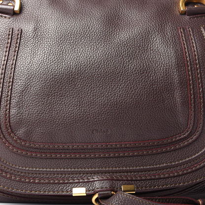Chloe Calfskin Large Marcie Satchel Truffle 8 of 11