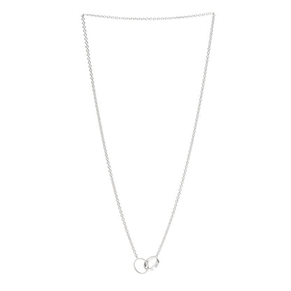 Cartier 18K White Gold Baby LOVE Necklace 3 of 8