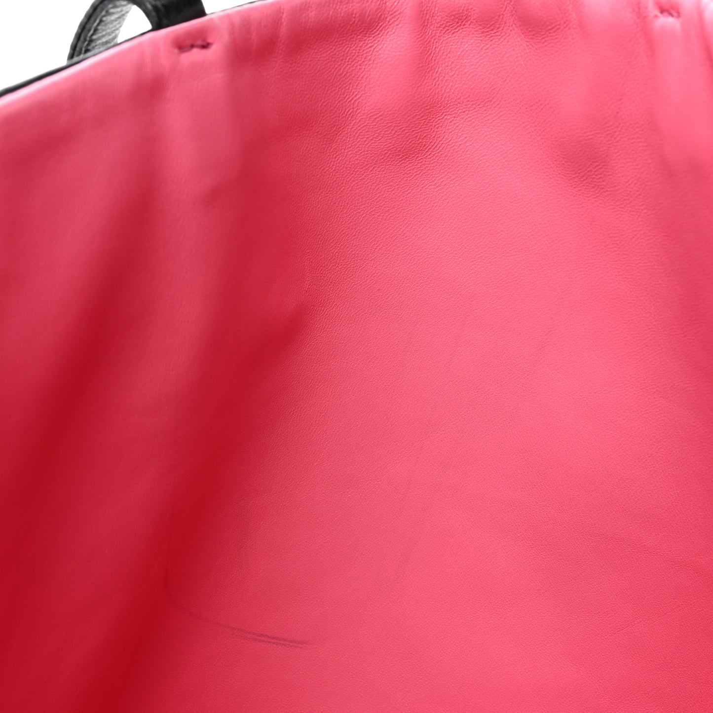 Nappa Antique Reversible Tote Black Pink