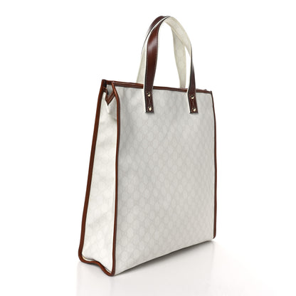 Gucci GG Plus Monogram Medium Signature Web Loop Tote White 3 of 10