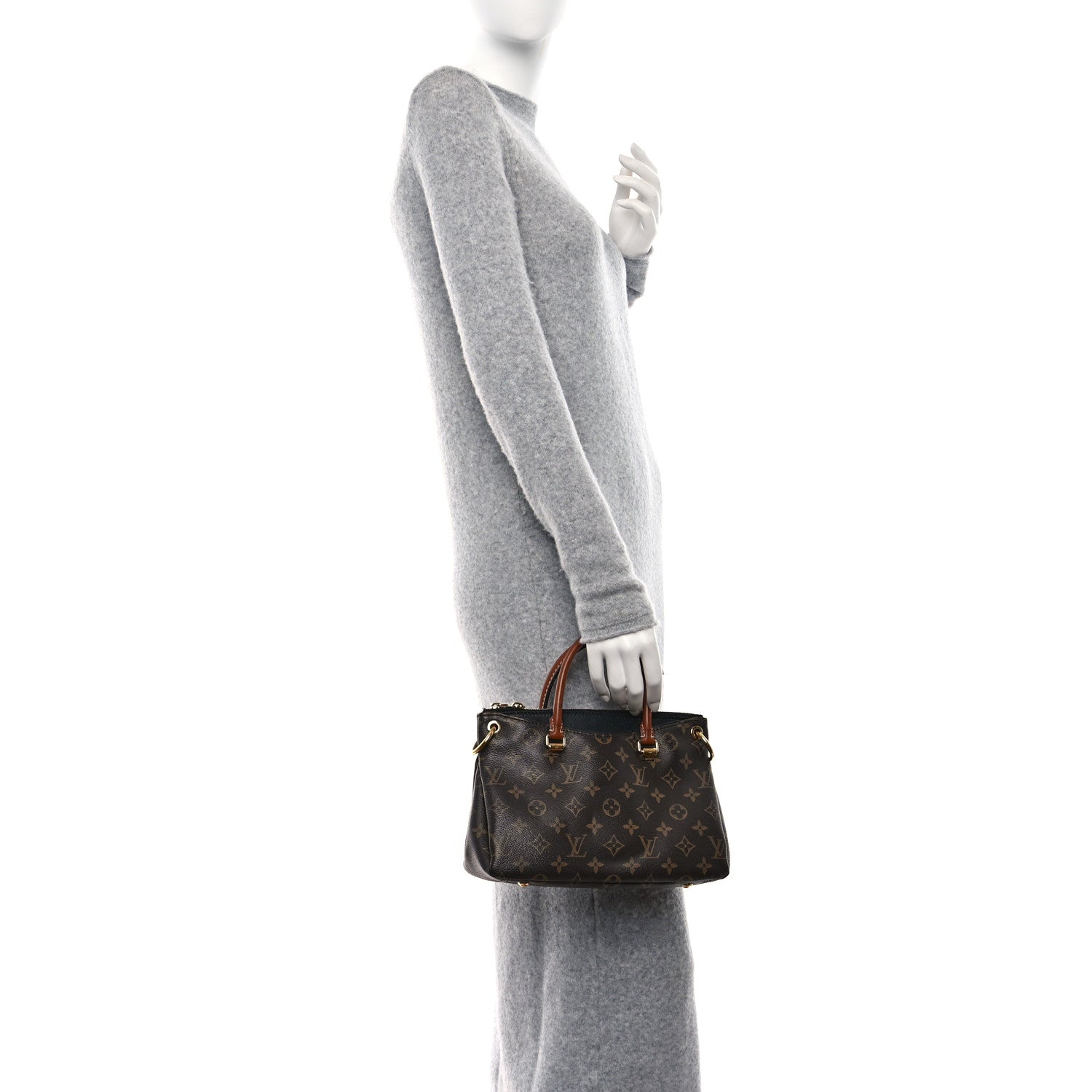 Louis Vuitton Monogram Pallas BB Black 2 of 9