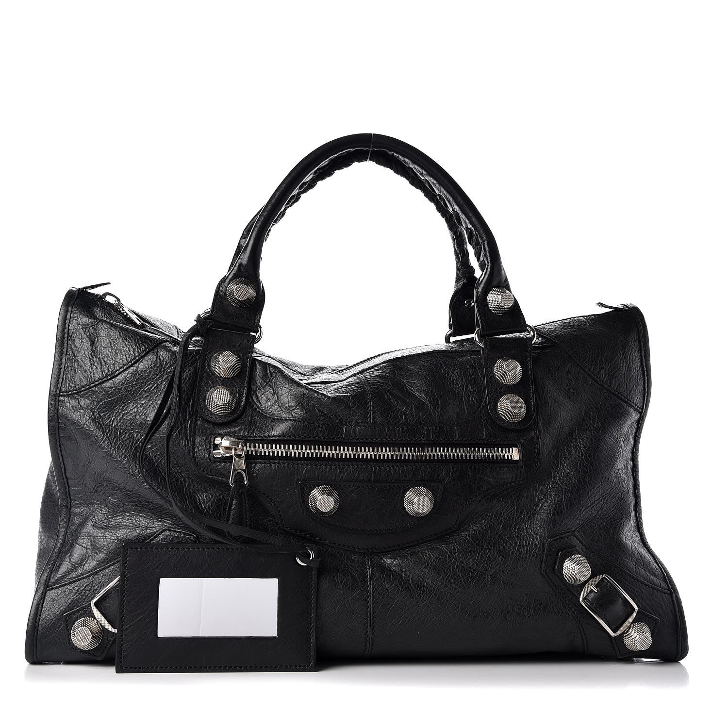 Balenciaga Agneau Giant 21 Silver Hardware Work Black 1 of 8