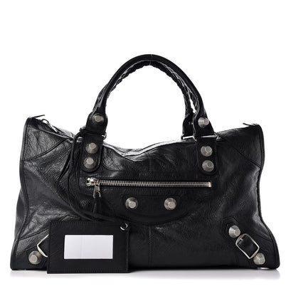 Balenciaga Agneau Giant 21 Silver Hardware Work Black 1 of 8