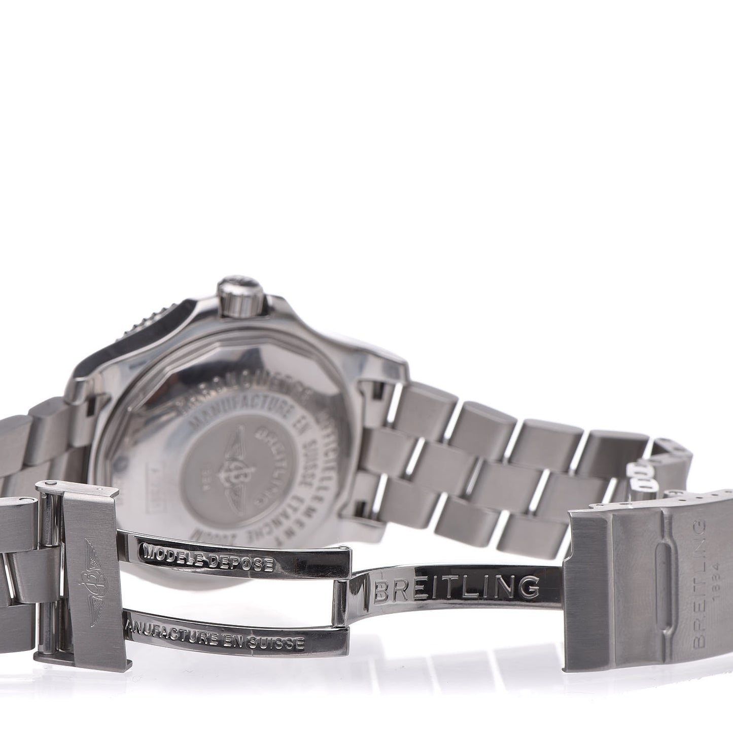 Stainless Steel 44mm Super Ocean 44 Automatic Watch Black A17391