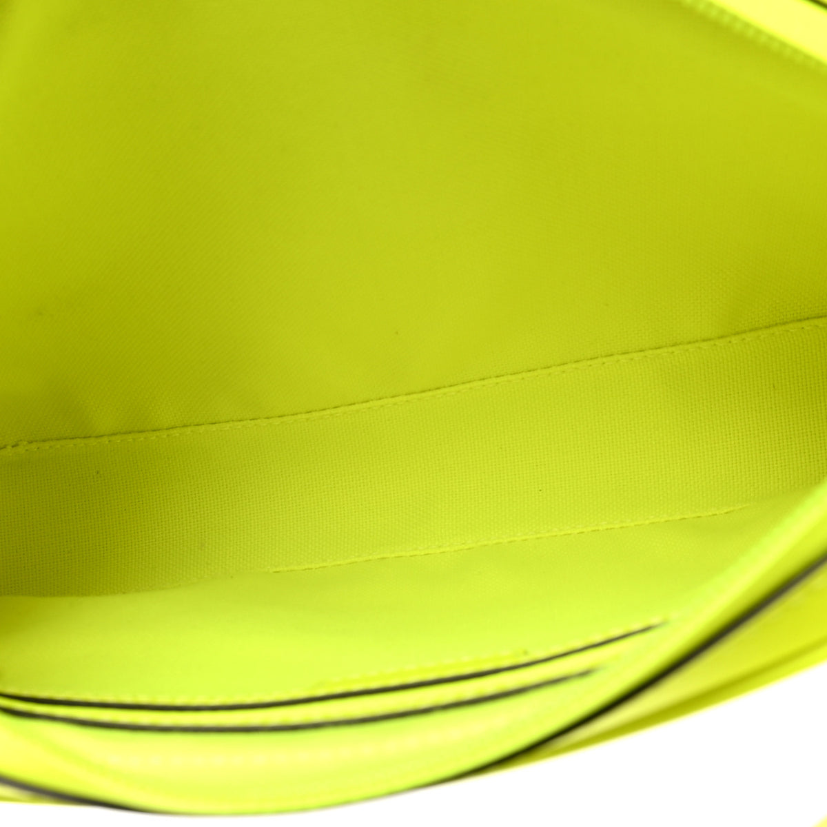 Rubber Effect Monogram GG Crossbody Bag Fluorescent Yellow