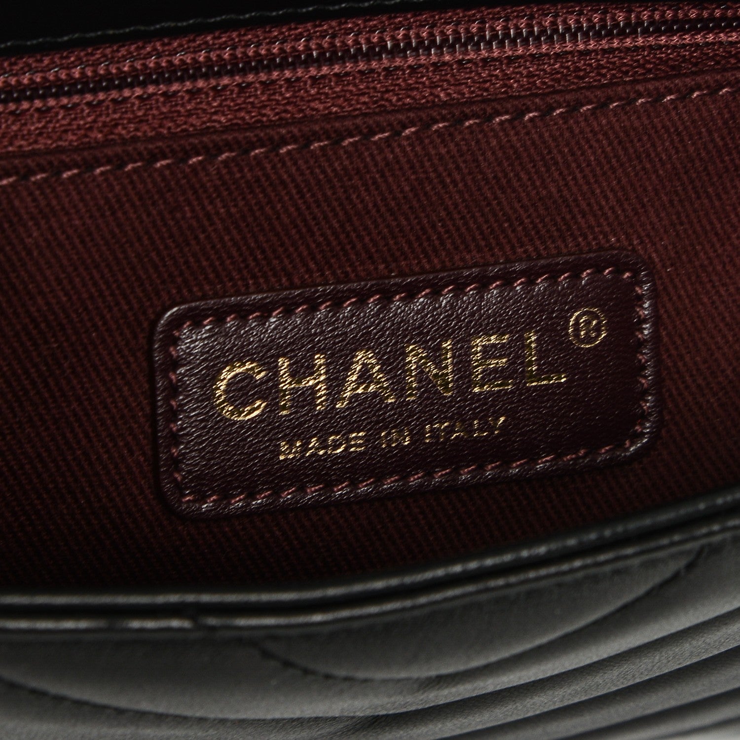 Chanel Lambskin Chevron Quilted Small Pyramid CC Flap Black 6 of 7