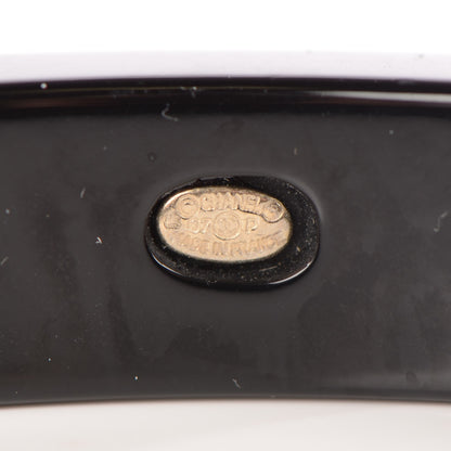 Chanel Resin Coco Bangle Black 4 of 4