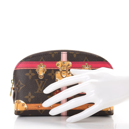 Louis Vuitton Monogram Summer Trunks Cosmetic Pouch PM 2 of 7