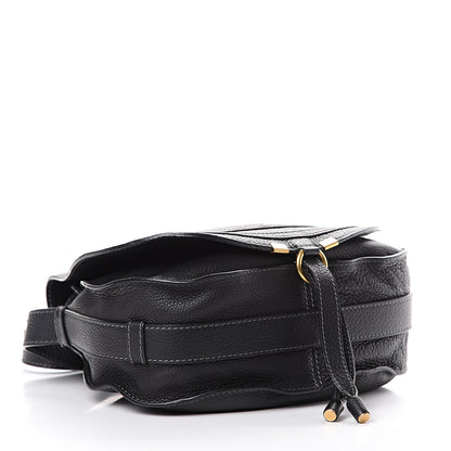 Chloe Calfskin Medium Marcie Round Crossbody Bag Black 3 of 10
