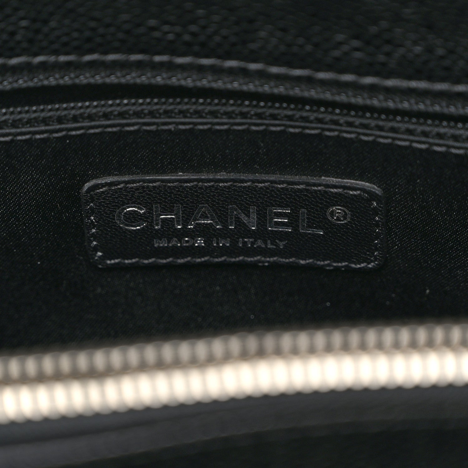 Chanel Caviar Quilted Grand Shopping Tote GST Black 6 of 12