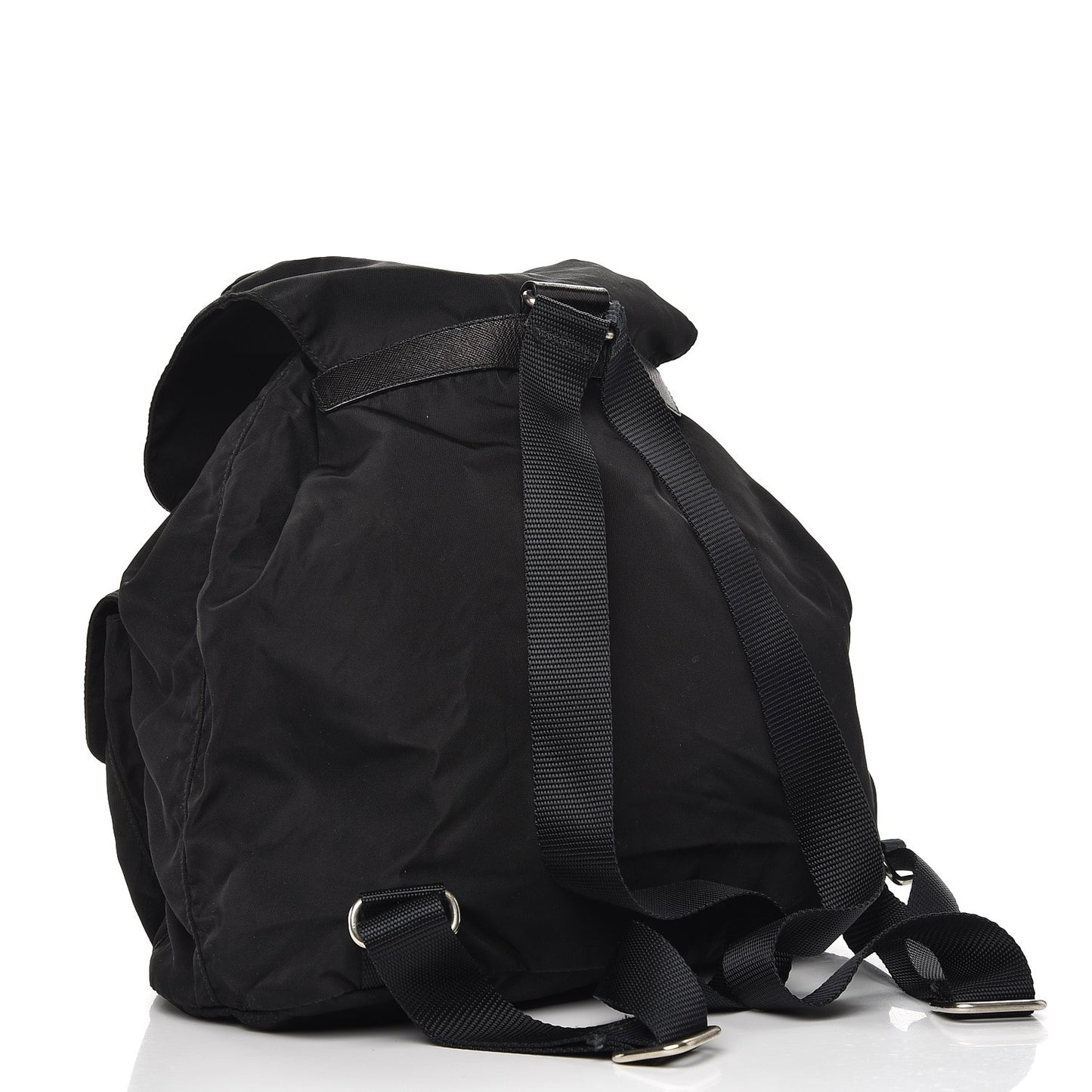 Nylon Vela Medium Backpack Black