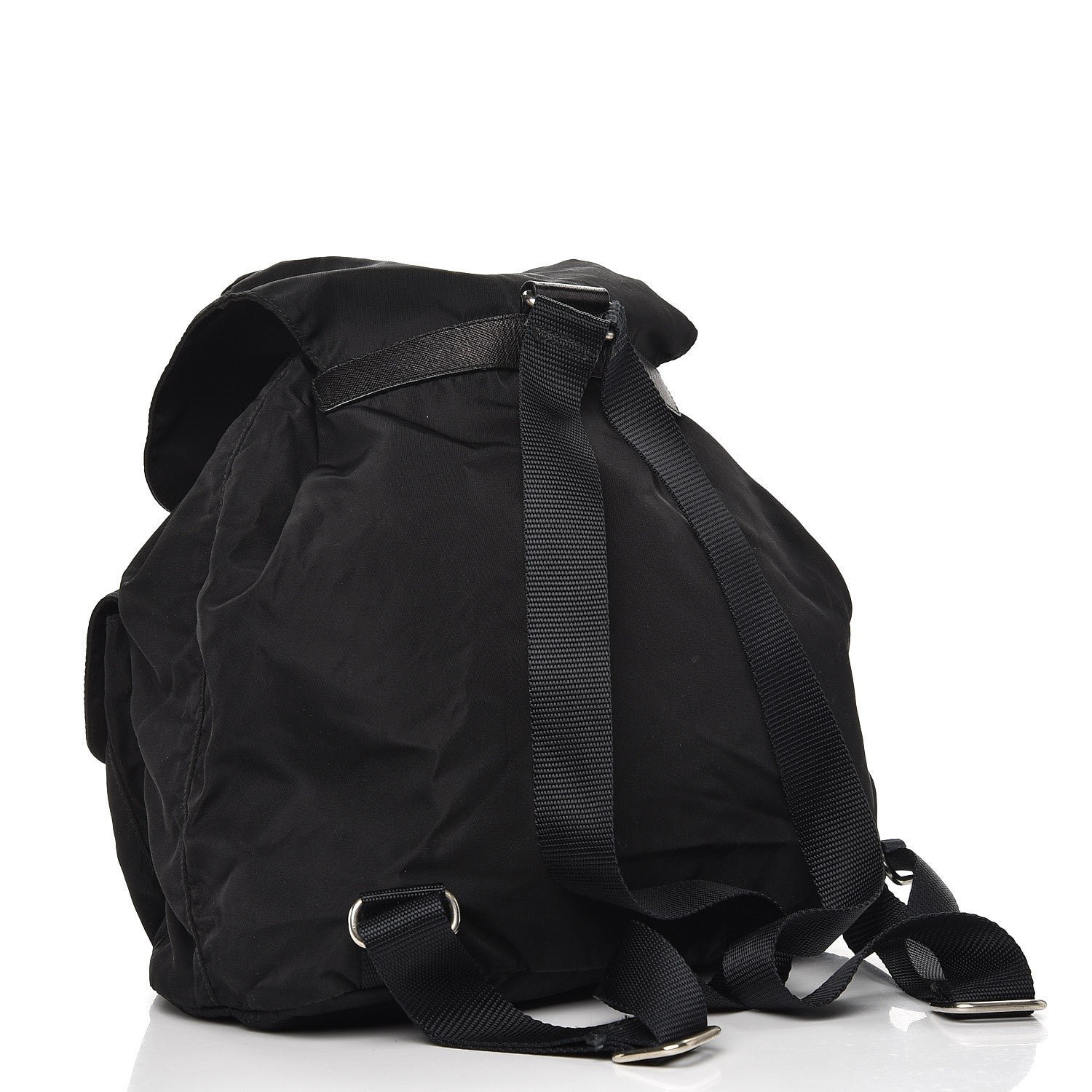 Prada Nylon Vela Medium Backpack Black 3 of 7
