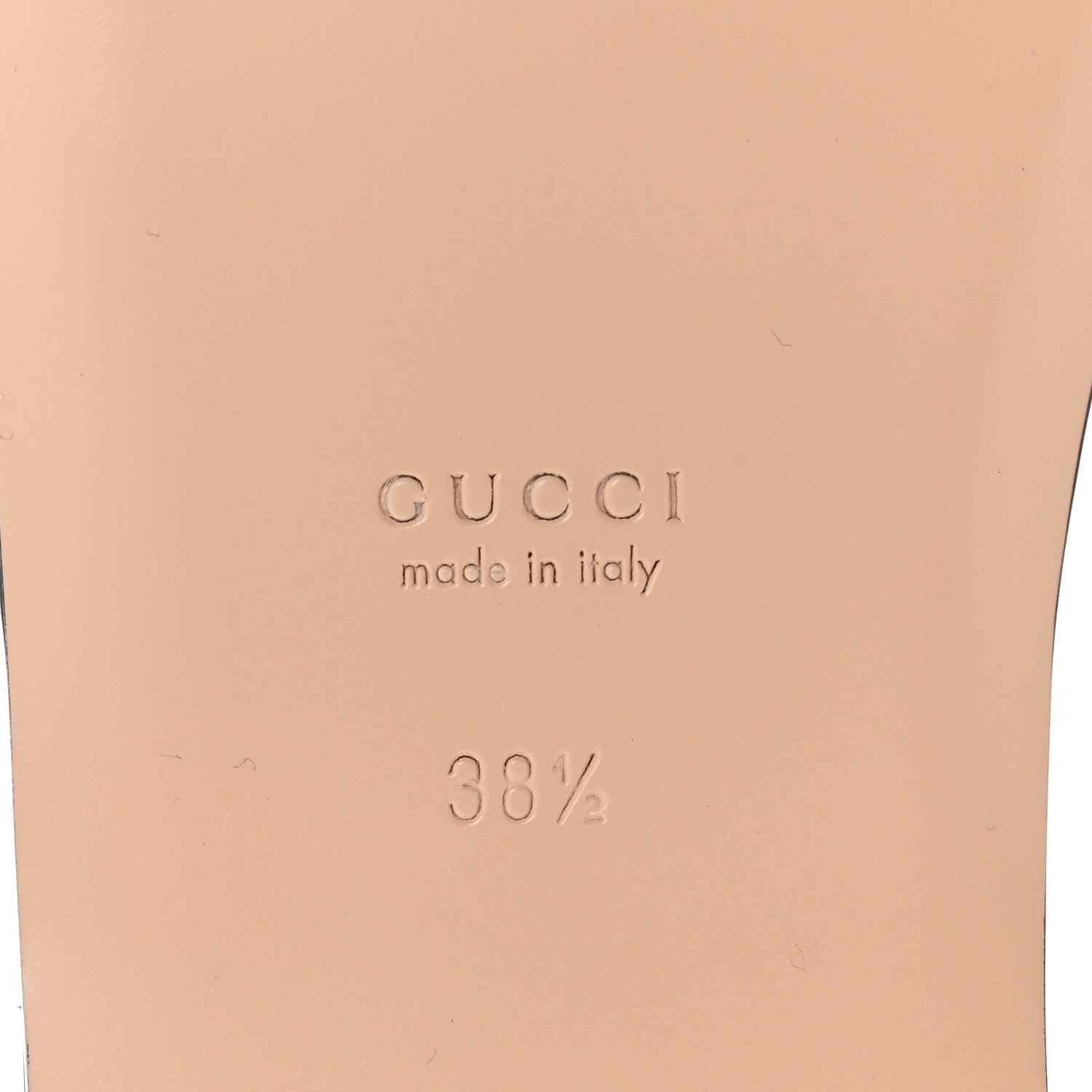 Gucci Nappa Matelasse GG Marmont Flat Slide Sandals 38.5 New Ivoire 7 of 10