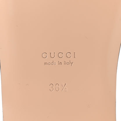 Gucci Nappa Matelasse GG Marmont Flat Slide Sandals 38.5 New Ivoire 7 of 10