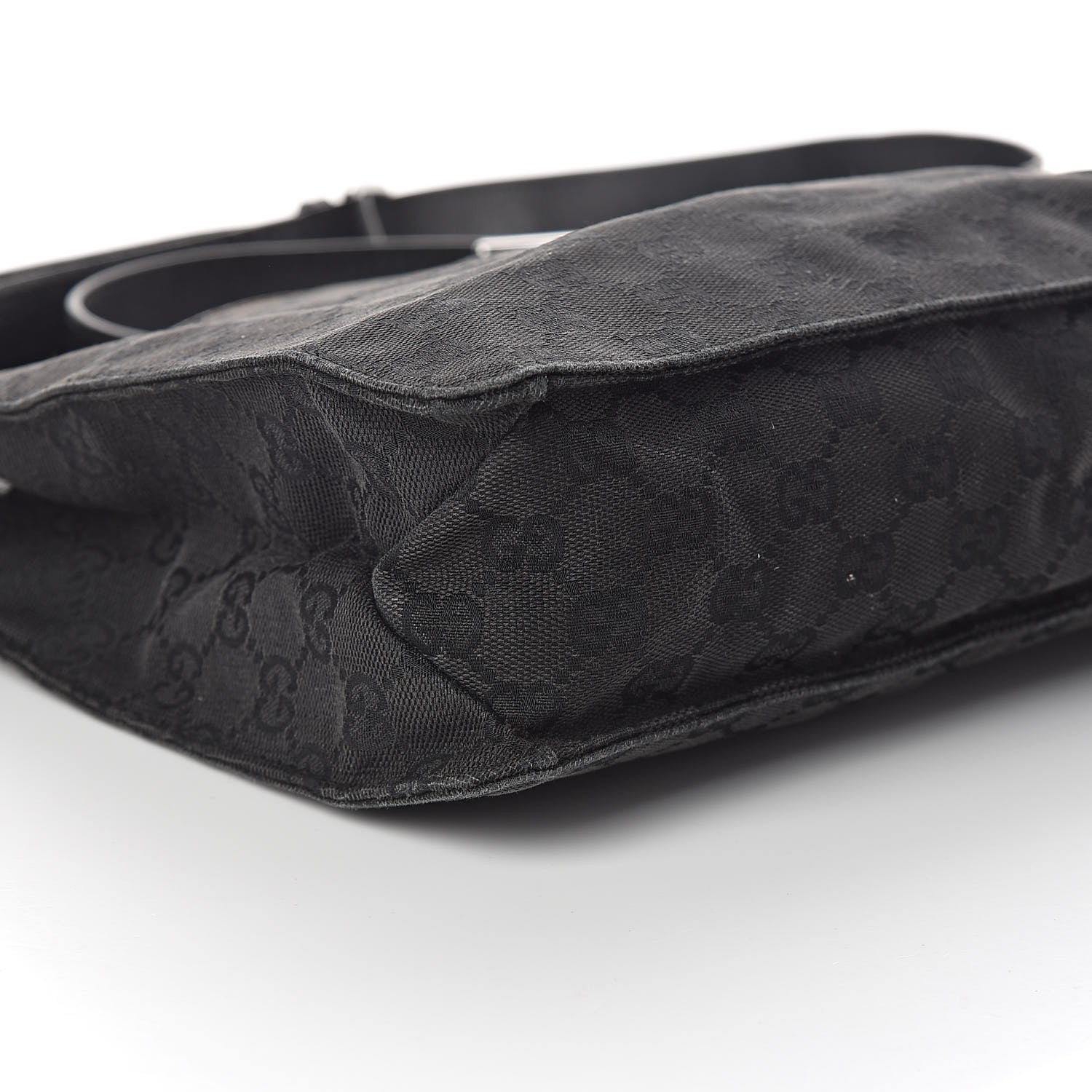 Gucci Monogram Eclipse Messenger Bag Black 7 of 8