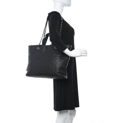 Chanel Caviar Quilted Large CC Tote Black 2 of 17