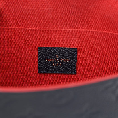 Louis Vuitton Empreinte Pochette Felicie Chain Wallet Marine Rouge 7 of 11