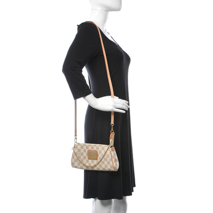 Louis Vuitton Damier Azur Eva Clutch 2 of 11