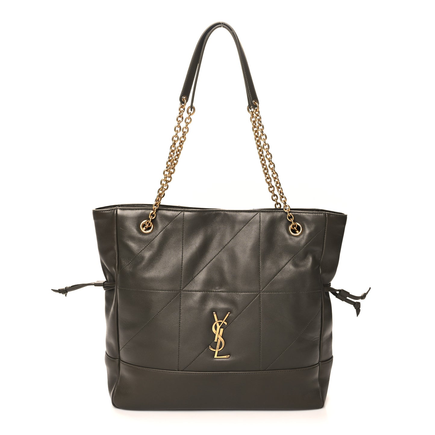 Lambskin Jamie Shopping Tote Light Musk