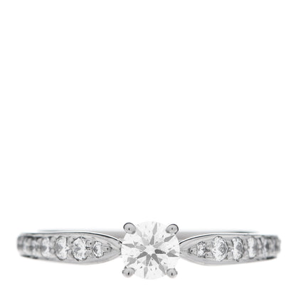 Tiffany Platinum Diamond .25ct Round Brilliant Harmony Engagement Ring 49 5 1 of 6