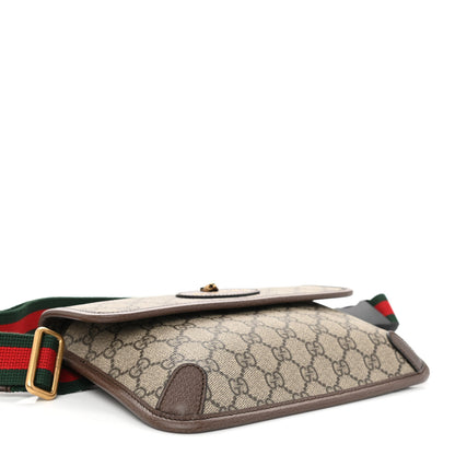Gucci GG Supreme Monogram Neo Vintage Web Belt Bag Brown 4 of 8