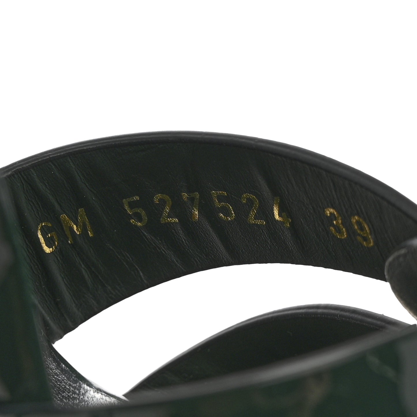 Patent Tribute 105 Platform Sandals 39 Mystic Green