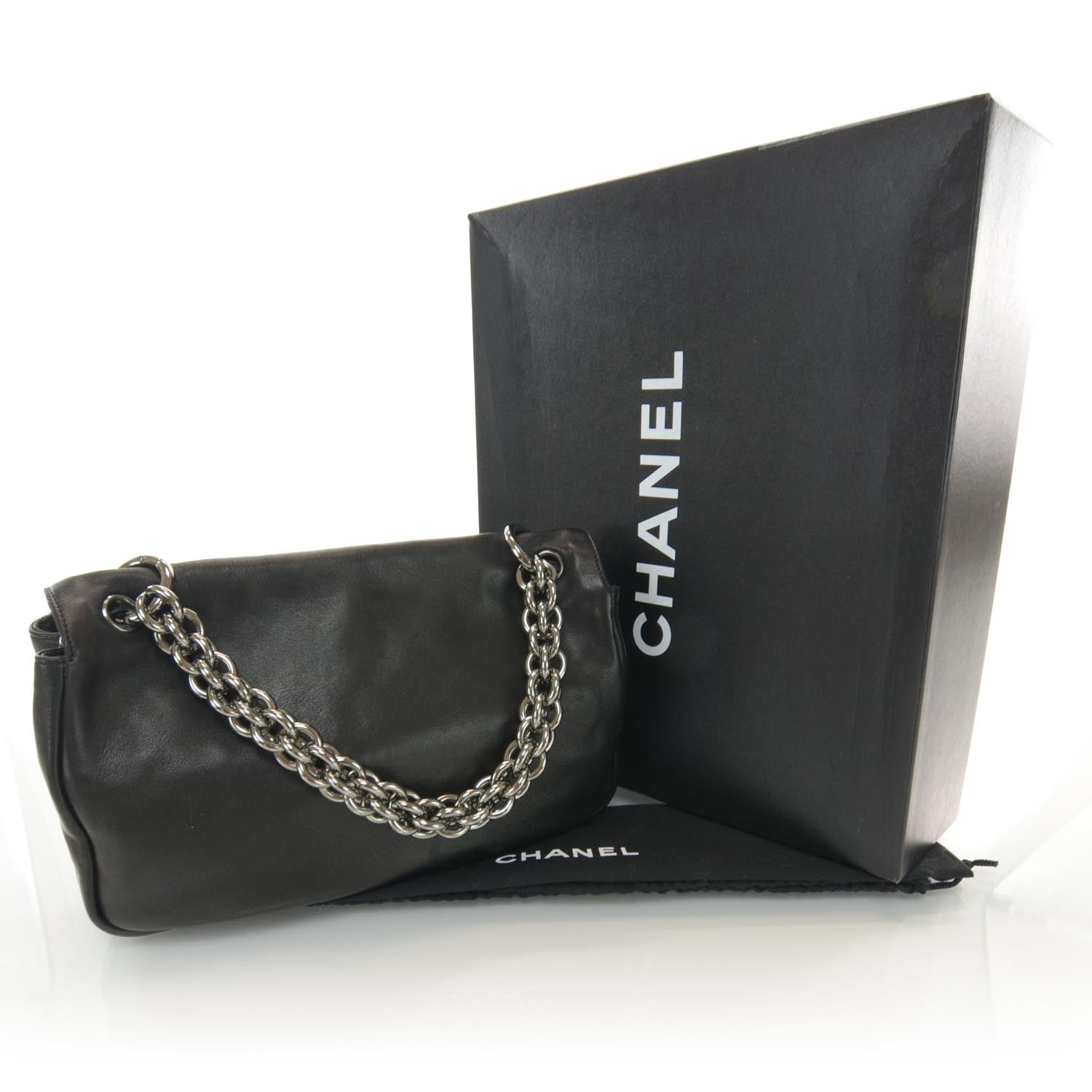 Chanel Lambskin Medium Soft and Chain Flap Black 10 of 10