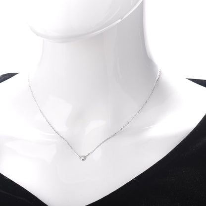 Cartier 18K White Gold Diamond LM D'Amour Pendant Necklace 2 of 4