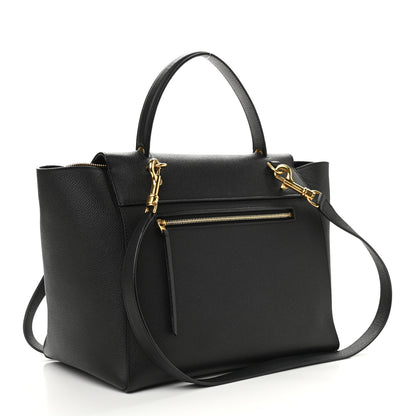 Celine Grained Calfskin Belt Bag Black 3 of 9