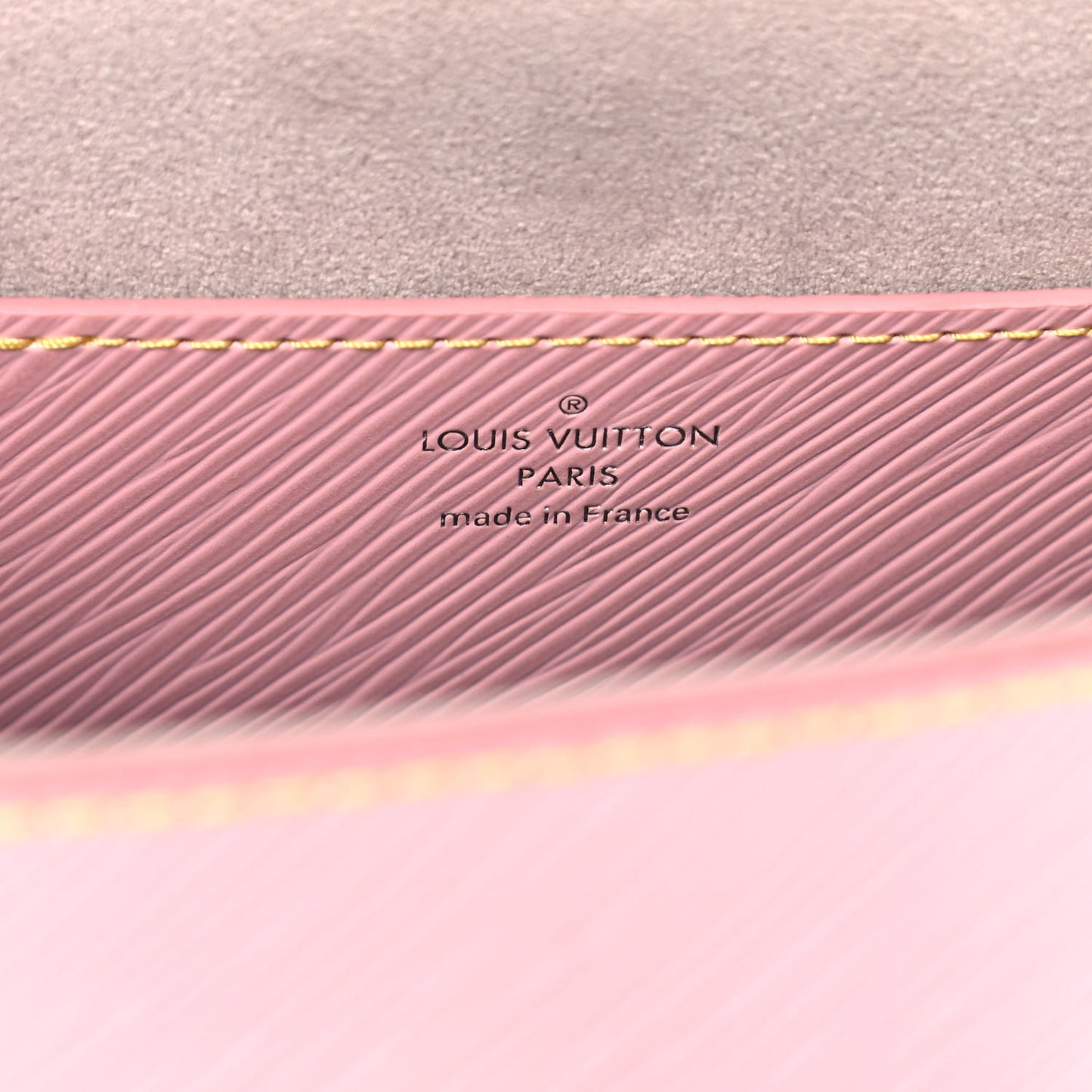 Epi Twist Shoulder Bag MM Rose Ballerine