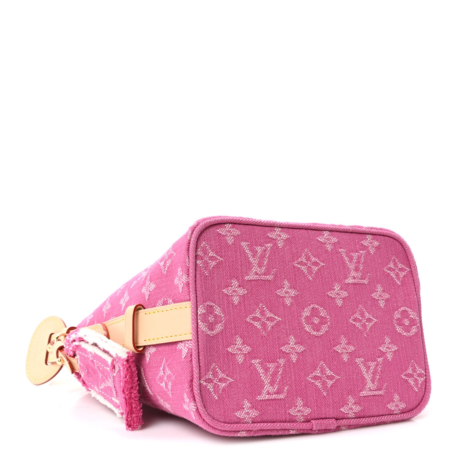 Louis Vuitton Monogram Denim All In BB Fuchsia 3 of 8