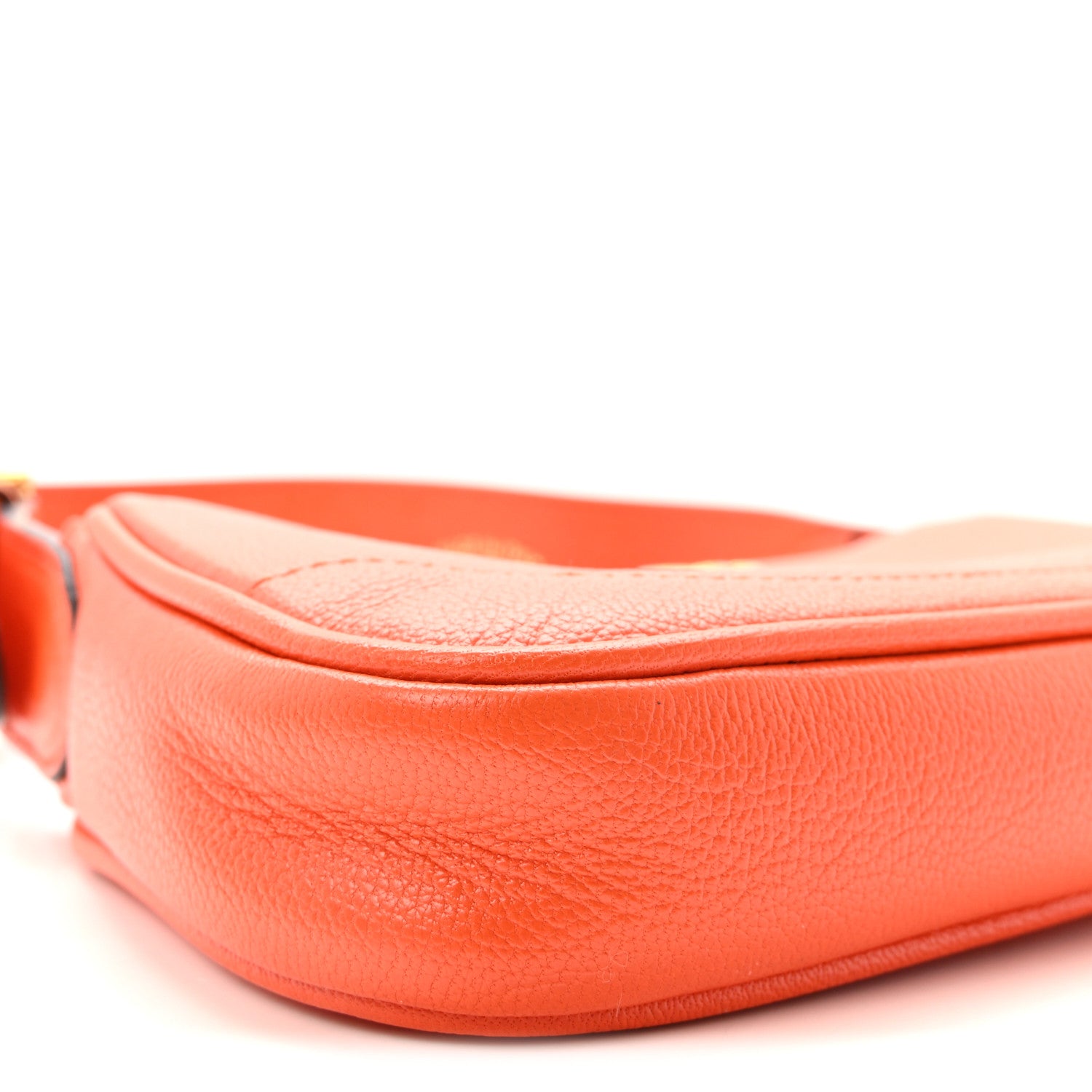 Gucci Goatskin Mini Aphrodite Shoulder Bag Orange 8 of 9