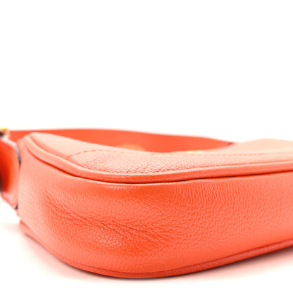 Gucci Goatskin Mini Aphrodite Shoulder Bag Orange 8 of 9