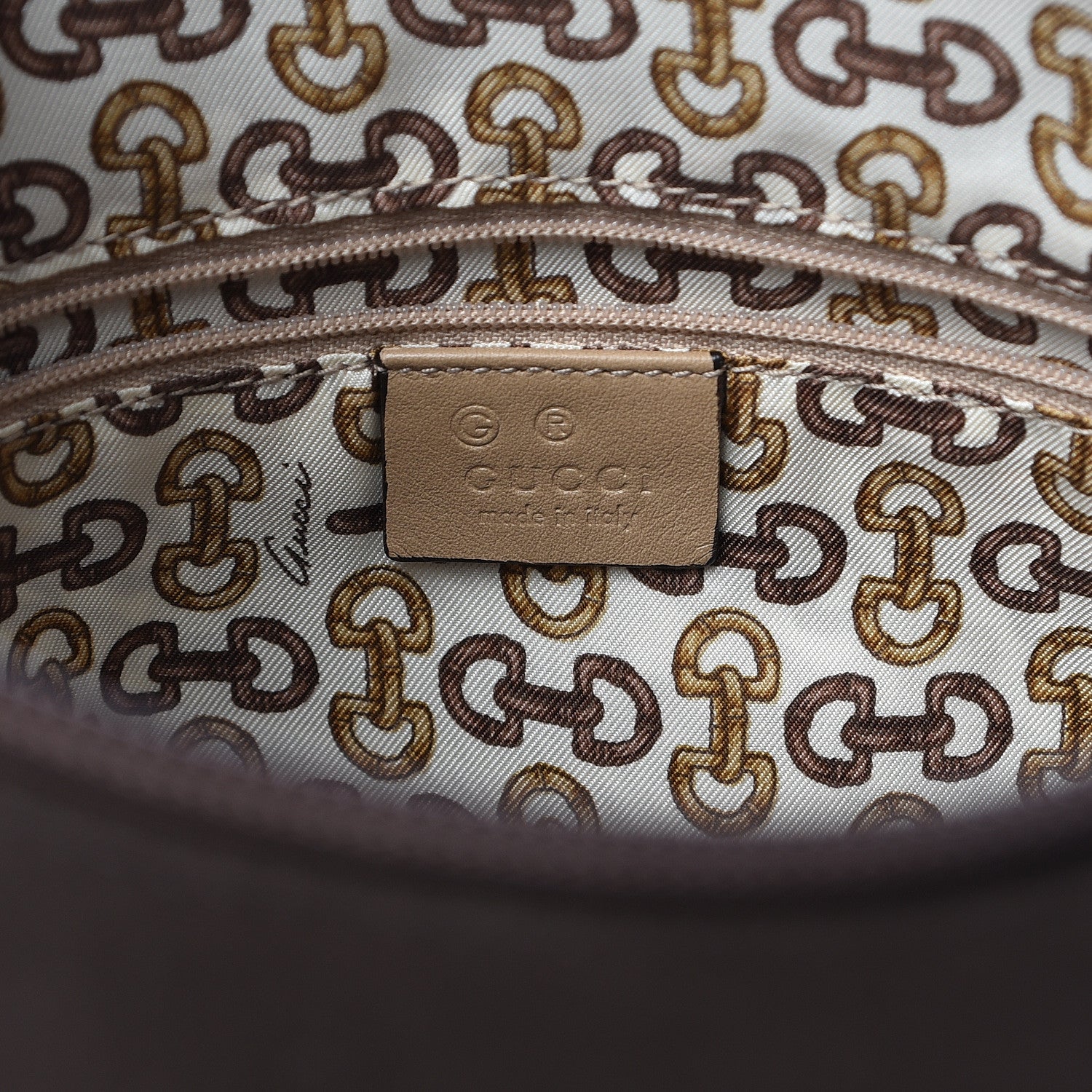 Gucci Guccissima Trim Canvas Hobo Brown 6 of 14