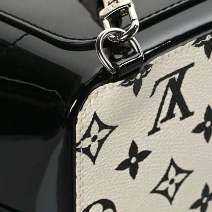 Louis Vuitton Patent Monogram Hot Springs Backpack Black White 9 of 10