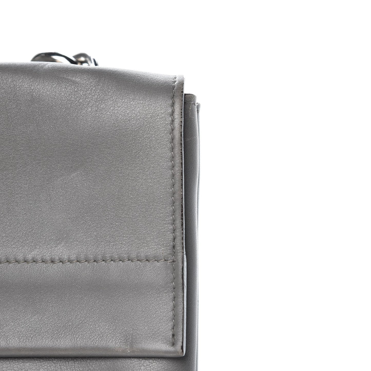 Vitello Soft Chain Horizontal Shoulder Bag Marmo Cannela