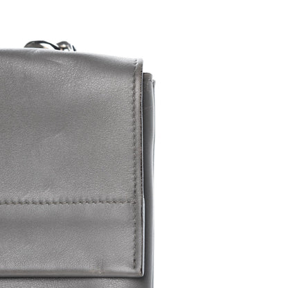 Prada Vitello Soft Chain Horizontal Shoulder Bag Marmo Cannela 12 of 16