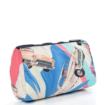 Chanel Nylon Printed Car Cosmetic Pouch 2 of 6