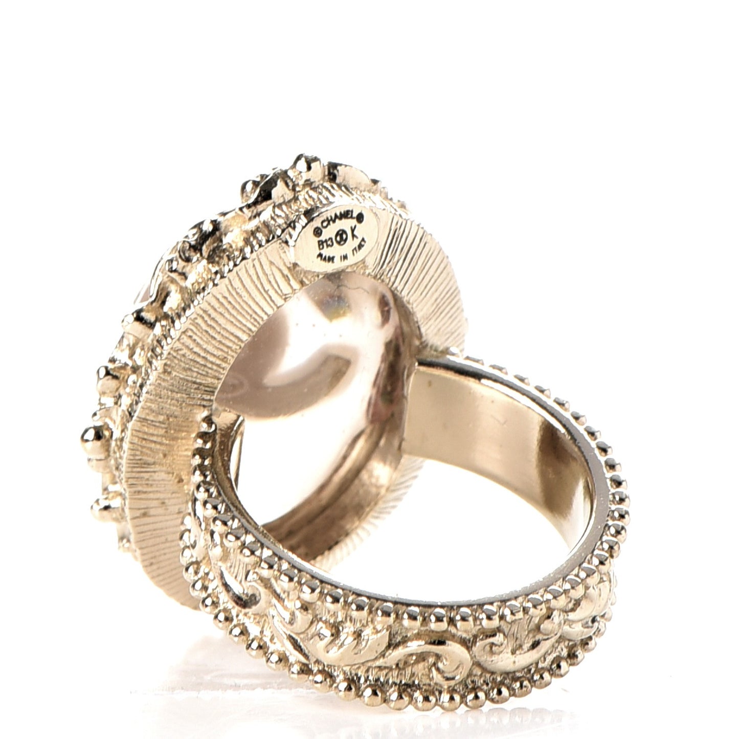 Gripoix CC Ring 7 Gold