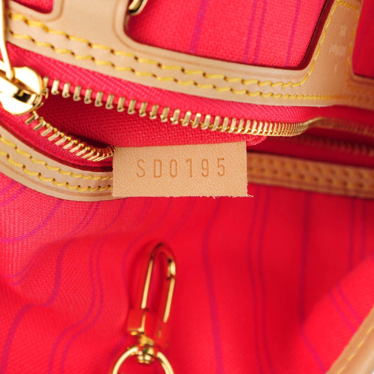 Louis Vuitton Damier Azur Delightful MM Pink 8 of 8