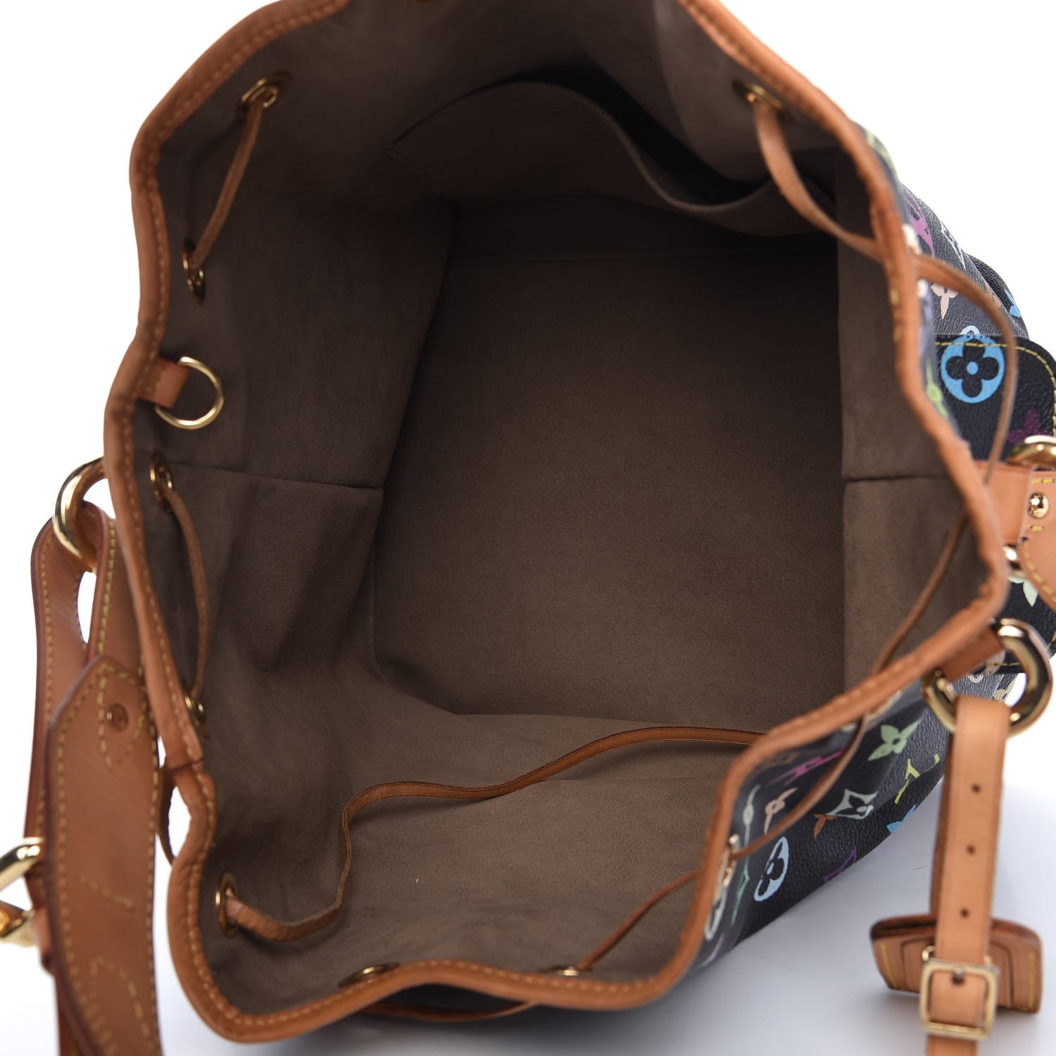 Louis Vuitton Monogram Multicolor Petit Noe Black 5 of 10