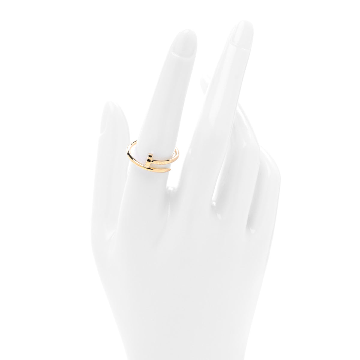 Cartier 18K Yellow Gold Small Juste Un Clou Ring 55 7.25 2 of 6