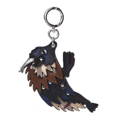 Burberry Calfskin Beasts Bull Key Charm Bright Lapis 1 of 4