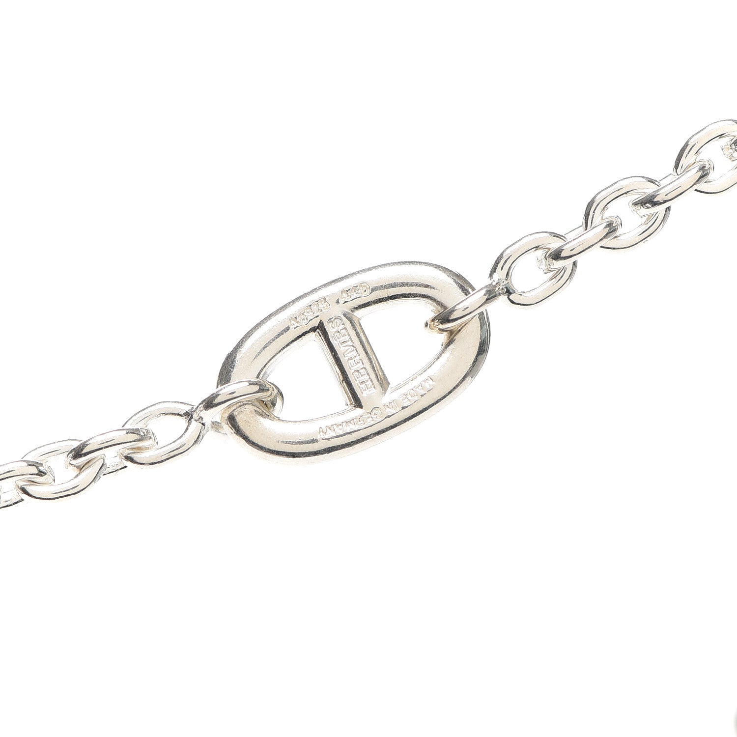 Hermes Sterling Silver Farandole Necklace 80 4 of 5