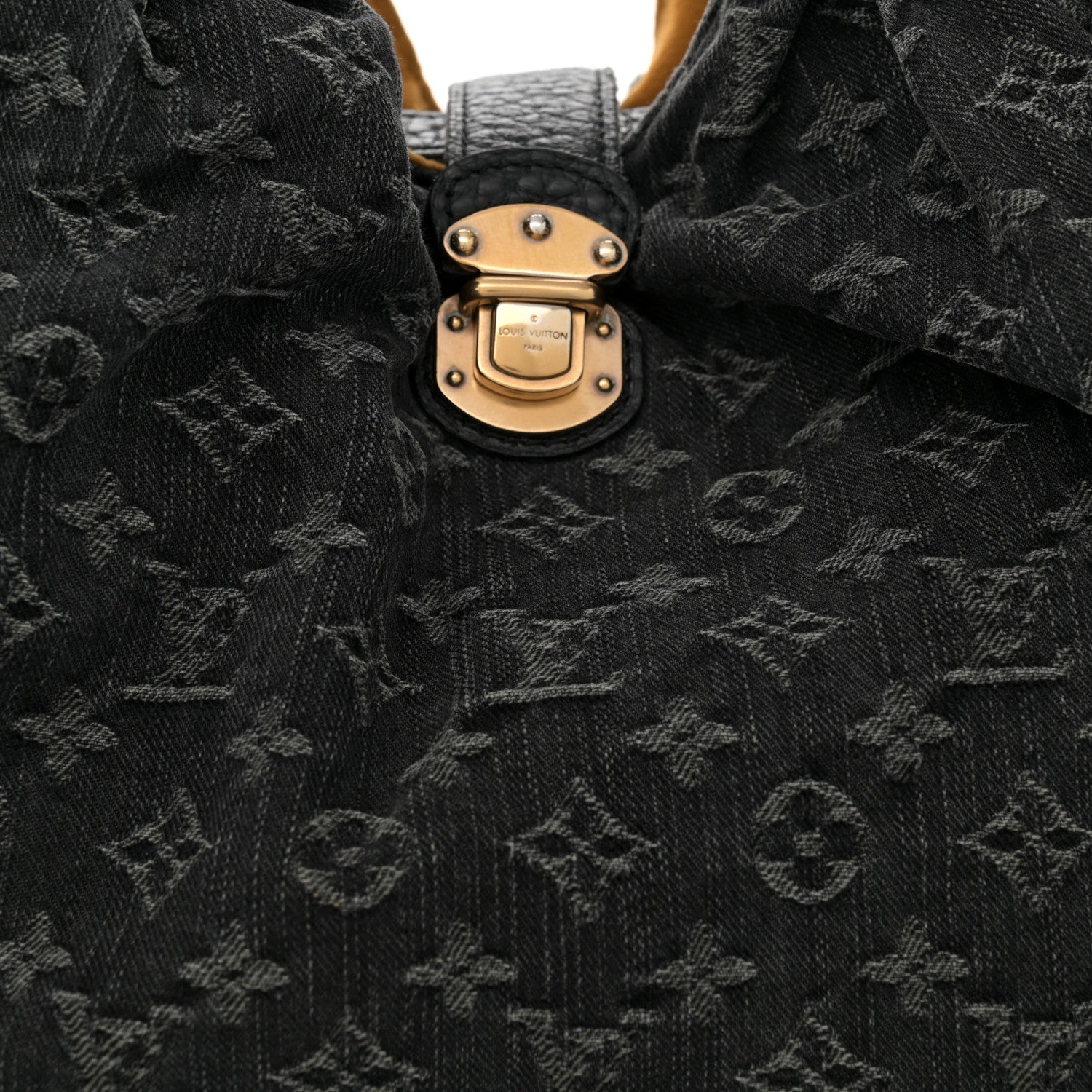Louis Vuitton Denim Mahina XL Black 6 of 14