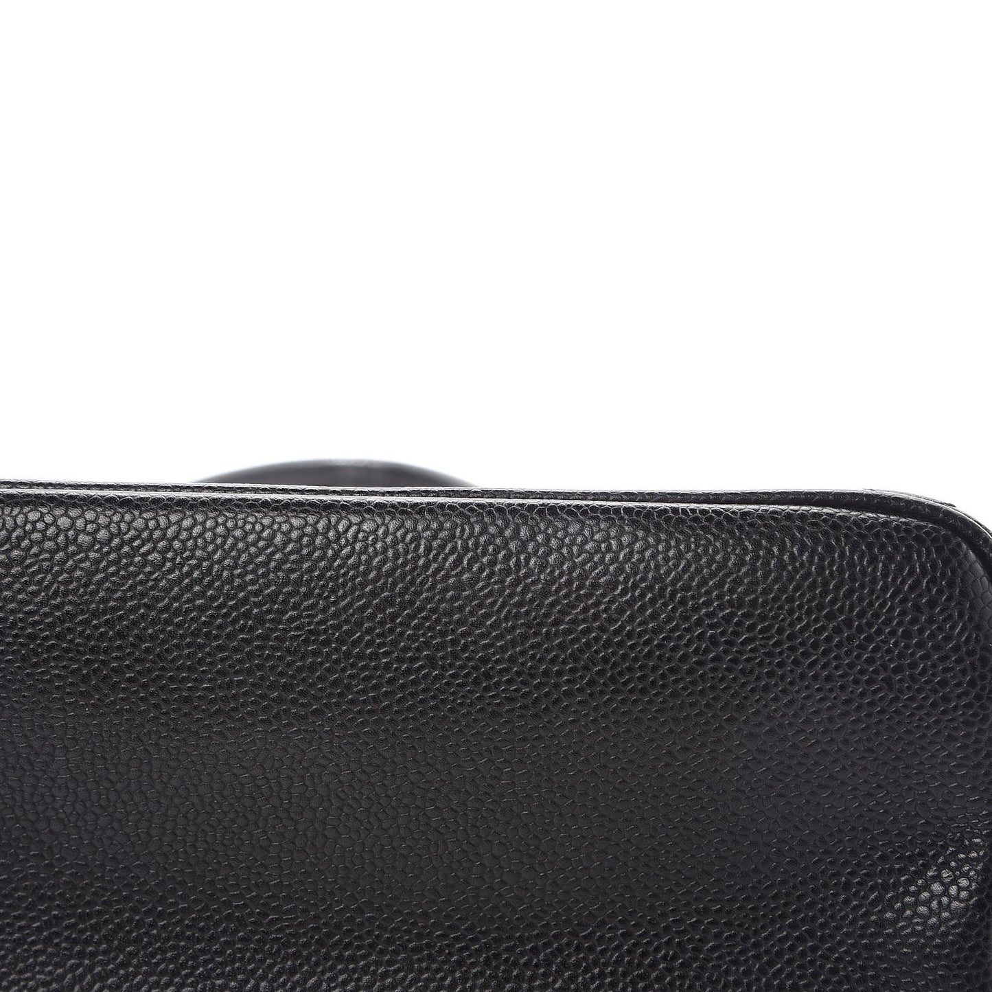 Caviar Quilted Medallion Tote Black