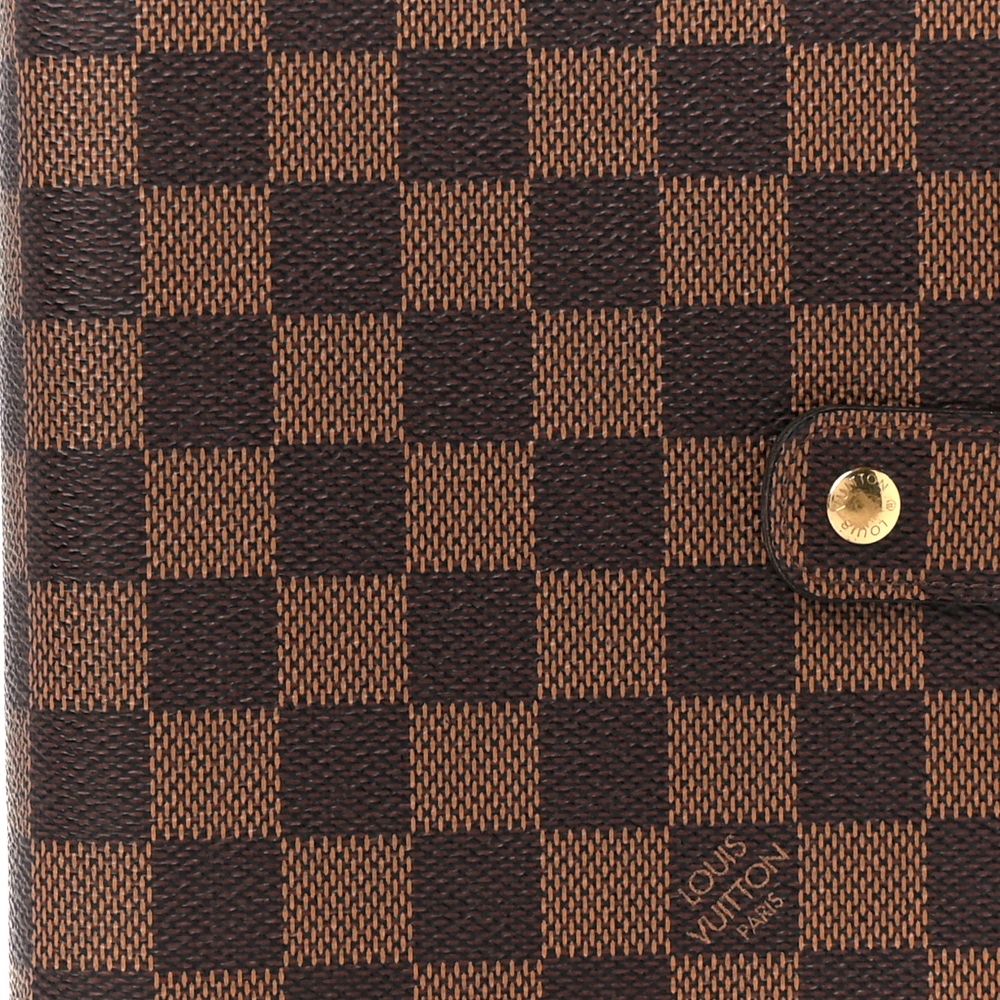 Damier Ebene Medium Ring Agenda Cover