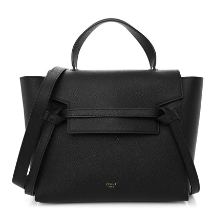 Celine Grained Calfskin Micro Belt Bag Black 1 of 9